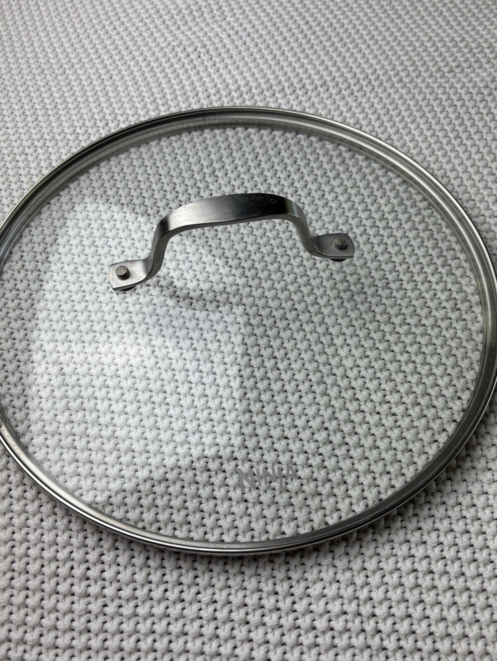 Ninja 10" inch Inside Diameter Glass Lid Replacement With Handle